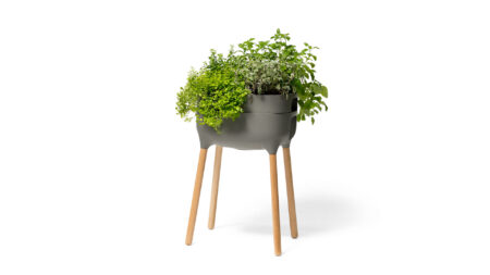 tall planter grey (on white background) Urbalive Raised Planter - Image 2