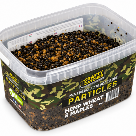 Crafty Catcher Hemp Wheat & Maples 3kg — retail packaging.