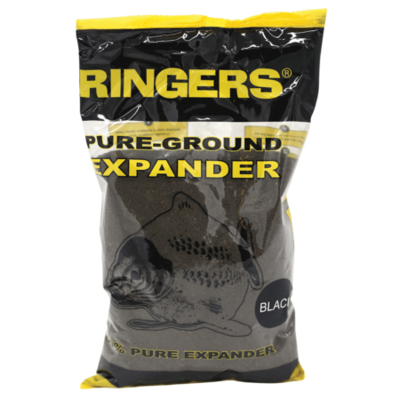 Ringers Premium Groundbaits – Pure Ground Expander (Black) 1kg — product packaging.