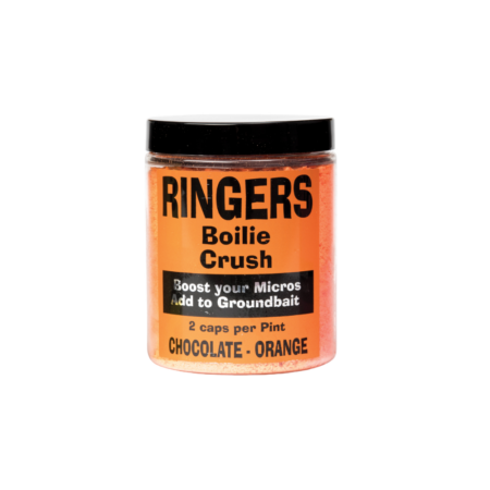 Ringers Boilie Crush 300g – Chocolate - Orange — product packaging.