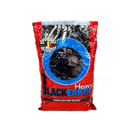 Marcel Van Den Eynde Groundbait Additives & Leems 2kg – Black Earth Heavy — product packaging.