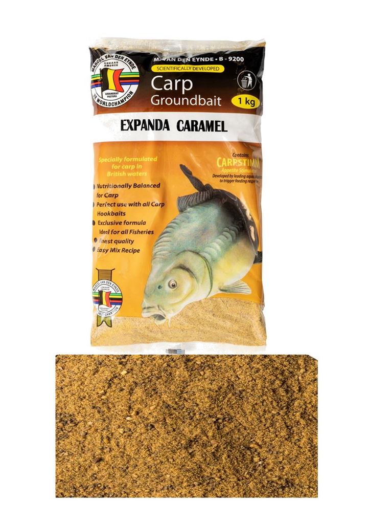 Van Den Eynde Carp Master Expanda Caramel 1kg Van Den Eynde Carp Master Expanda Caramel 1kg — product packaging.