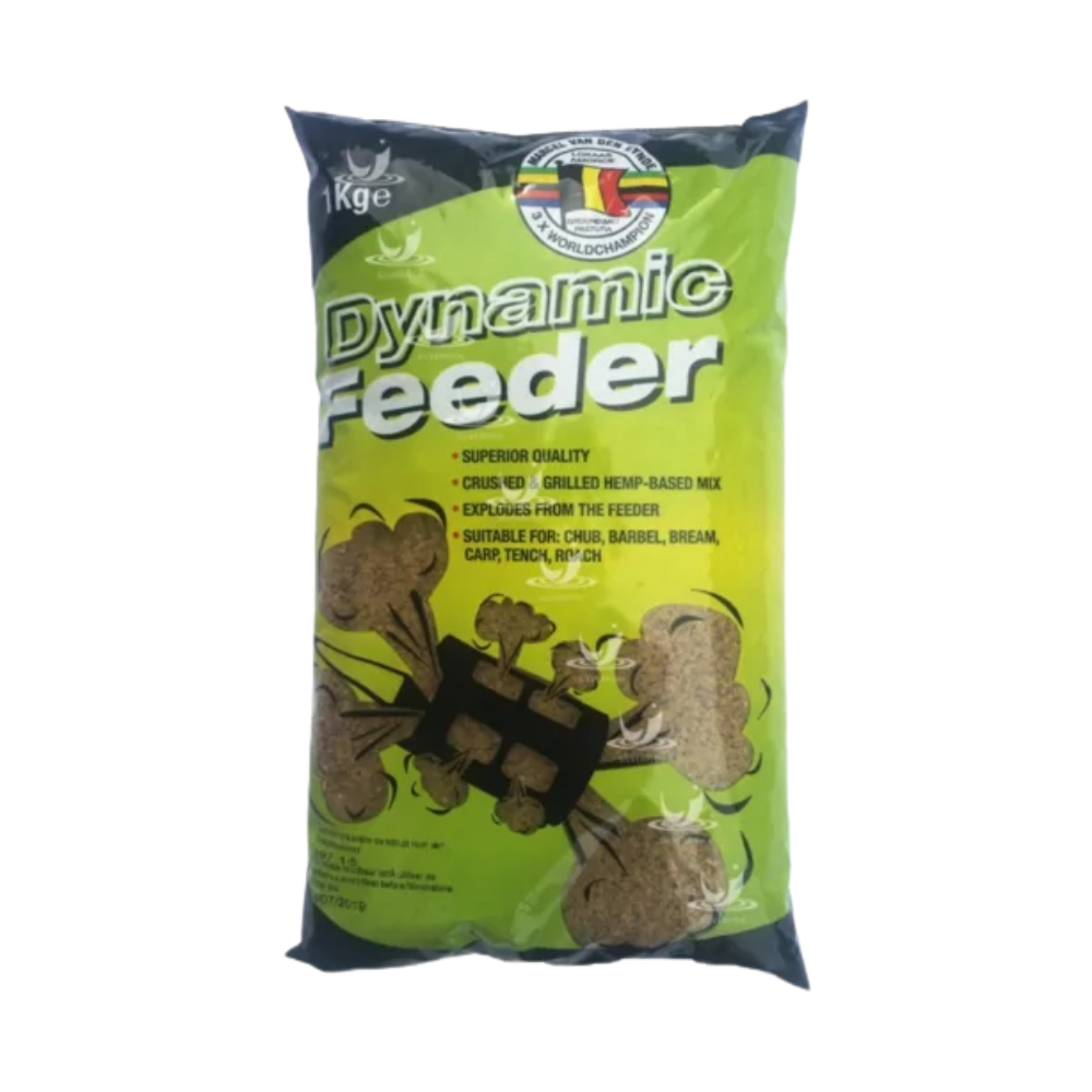 Marcel Van Den Eynde Specialist Groundbaits 1kg – Dynamic Feeder Marcel Van Den Eynde Specialist Groundbaits 1kg – Dynamic Feeder — product packaging.