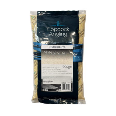 Copdock Angling Breadcrumbs 900g — White Crumb — labelled product packaging.