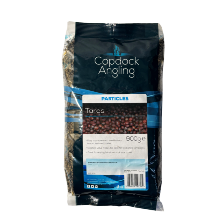 Copdock Angling Dry Particles and Seeds — Tares 900g — labelled product packaging.