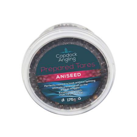 Copdock Angling Prepared Tares 175g — Aniseed — labelled product packaging.