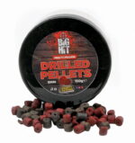 Crafty Catcher Big Hit Barbel Drilled Meaty Prawn Pellets 150g — Meaty Prawn Drilled Pellets 8mm 150g — labelled product packaging.