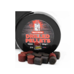 Crafty Catcher Big Hit Barbel Drilled Meaty Prawn Pellets 150g — Meaty Prawn Drilled Pellets 14mm 150g — labelled product packaging.