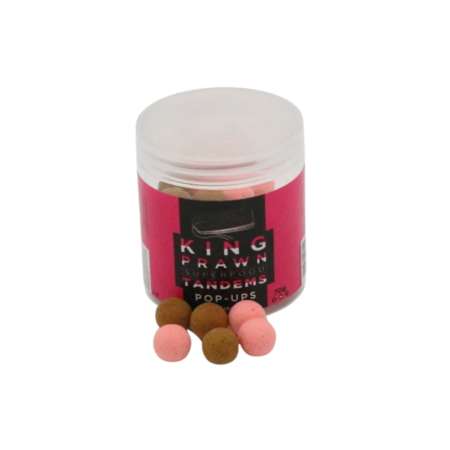 Crafty Catcher Superfood Tandem Pop-ups 70g — King Prawn — labelled product packaging.