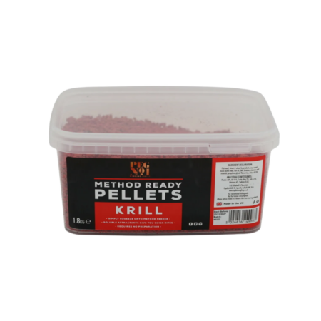 Peg No.1 Method Ready Pellets 1.8kg — Krill — labelled product packaging.